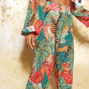 Pretty Little Thing Fliral Beach Pants